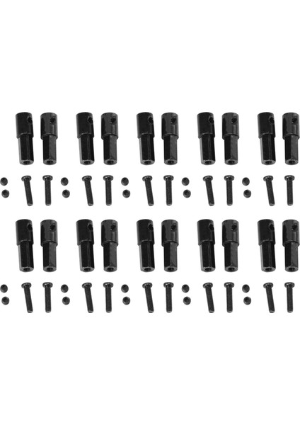 20 Adet Metal Arka Aks Mili Adaptörü Aksesuarları D12 C14 C24 C34 B24 B36 Mn D90 D91 MN99S Rc Araba Parçaları (Yurt Dışından)