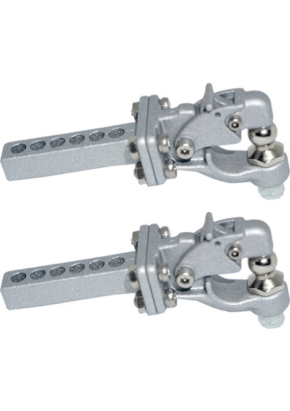 1:10 SCX10 90046 90047 Trx4 Rc Paletli Araba Için 2x Metal Hitch Römork Kancası (Gümüş) (Yurt Dışından)