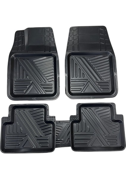 Opel Astra F Hatchback 1991-1998 Kauçuk Yumuşak 3D Havuzlu Black Oto Paspas