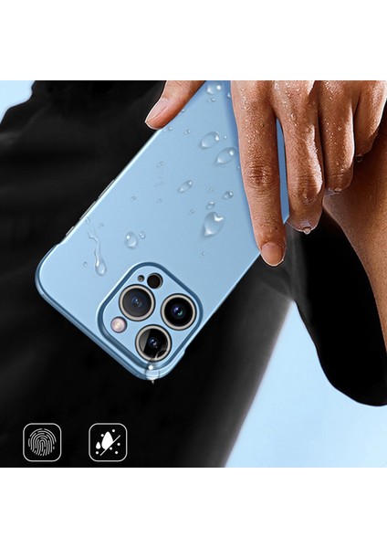 iPhone15 Pro Frameless Ultra Ince Mat Sabit Pc Koruyucu Golü Altın Telefon Kılıfı (Yurt Dışından) modelleri