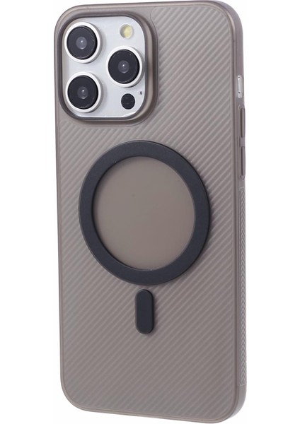 Ultra Ince Slip Stripe Stripe Pc Telefon Black ile Uyumlu iPhone 15 Pro Için Telefon Kılıfı (Yurt Dışından)