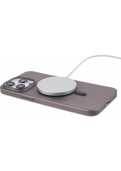 Ultra Ince Slip Stripe Stripe Pc Telefon Black ile Uyumlu iPhone 15 Pro Için Telefon Kılıfı (Yurt Dışından) fırsatları