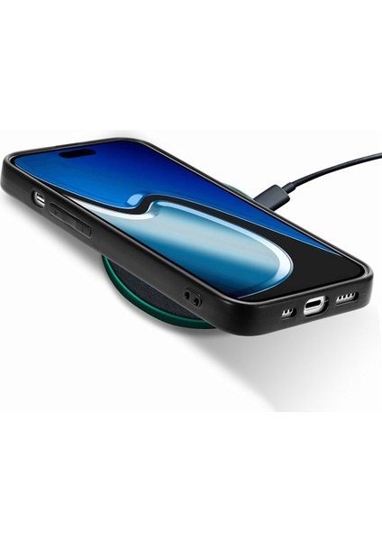 Iphone 15 Plus Telefon Kasası Karbon Fiber Deri+Pc Kapağı Yüksek Alüminyum Silicon Cam Film Black Telefon Kılıfı (Yurt Dışından) indirimleri