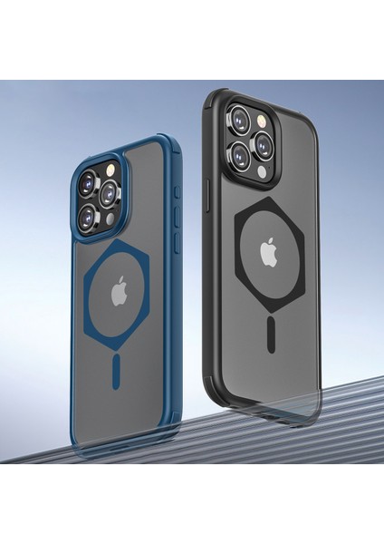 Iphone 15 Pro Max Manyetik Tpu+Pc Mat Grey ile Uyumlu Telefon Kılıfı (Yurt Dışından) fiyatları