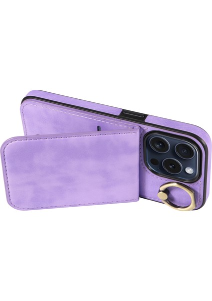 Iphone 15 Pro Case Rotary Kickstand Pu Deri+Tpu Telefon Morası Telefon Kılıfı (Yurt Dışından) modelleri