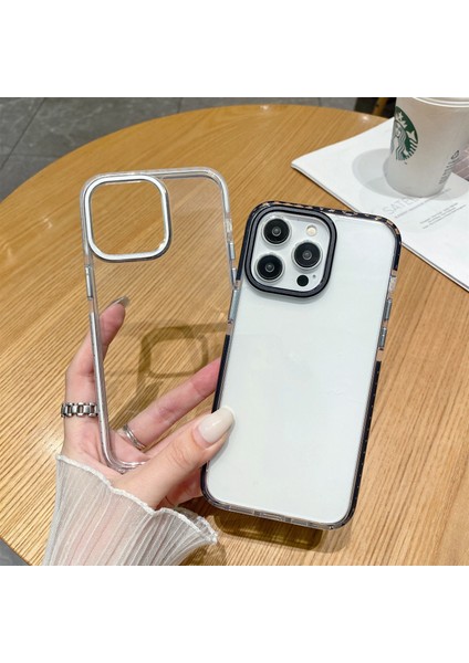 Iphone 15 Pro Case Tpu+Pc Şok Geçirmez Cep Telefonu Için Geri Beyaz Telefon Kılıfı (Yurt Dışından) modelleri