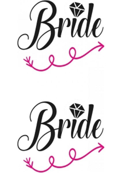 Bride-Gelin Geçici Dövme