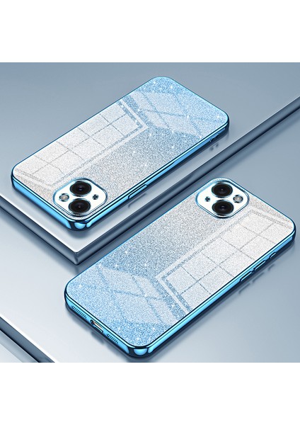 Iphone 15 Plus Cep Telefonu Şok Dönüştürme Gradyan Pırıltılı Kesin Kesim Tpu Mavisi Telefon Kılıfı (Yurt Dışından) indirimleri