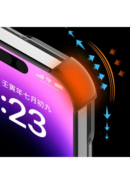 Iphone 15 Pro Için Elektroplu Mavi ile Uyumlu Güçlendirilmiş Köşe Kapağı Telefon Kılıfı (Yurt Dışından) indirimleri