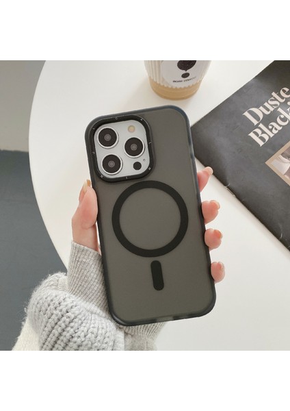 Tpu+Pc Cep Telefonu Black ile Uyumlu iPhone 15 Pro Için Telefon Kılıfı (Yurt Dışından)