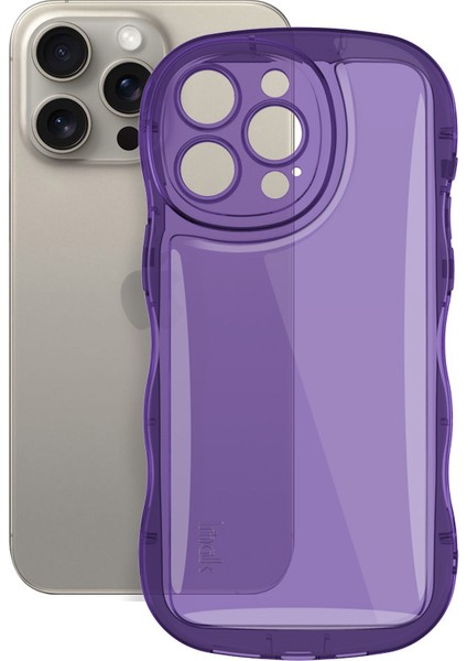 Iphone 15 Pro Tpu Case Waxy Edge Anti Colision Anti Anti Anti Anti Cover Cover Cransparent Mor Telefon Kılıfı (Yurt Dışından) fiyatları
