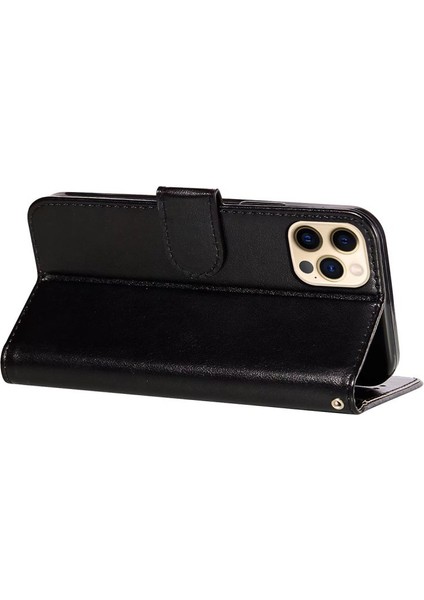 Iphone 15 Pro Case Pu Deri Manyetik Kapatma Telefon Black Telefon Kılıfı (Yurt Dışından) indirimleri