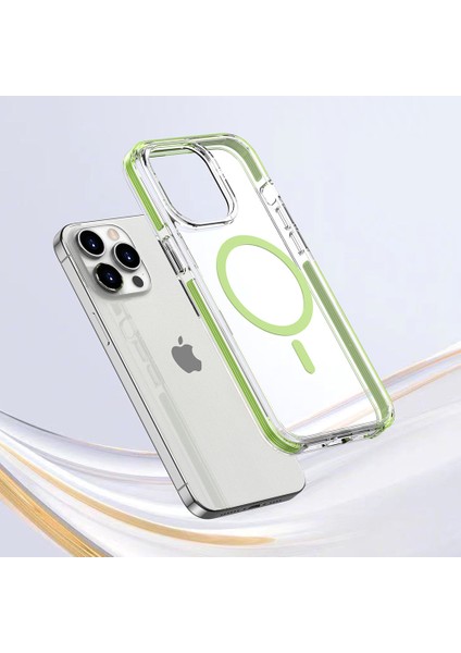 Iphone 15 Pro Için Manyetik Tpu+Tpe+Pc Telefon Geri Kapağı Orange ile Uyumlu Telefon Kılıfı (Yurt Dışından) fırsatları