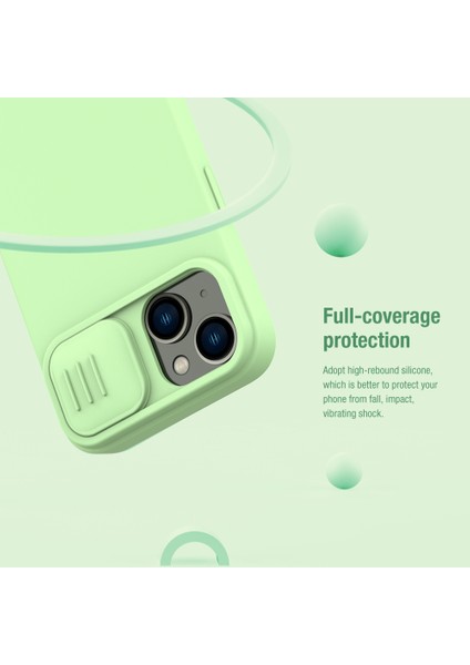 Iphone 15 Plus Pc+Sıvı Silikon Anti Çizelge Anti Çizgi Kapağı Slayt Kamera Black Telefon Kılıfı (Yurt Dışından) modelleri