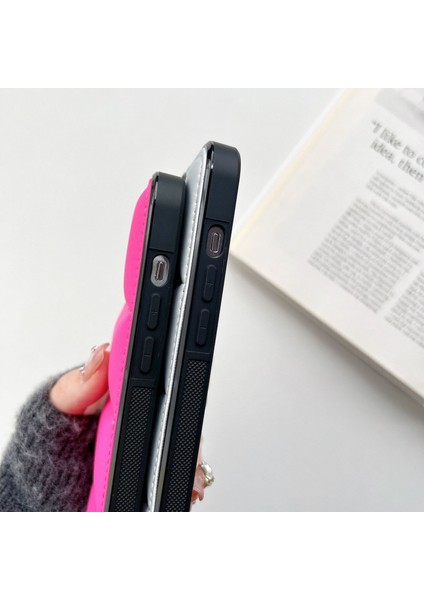 Iphone 15 Pro Max Case Down Down Ceket Dikiş Pu+Tpu+Pc Telefon White Telefon Kılıfı (Yurt Dışından) modelleri