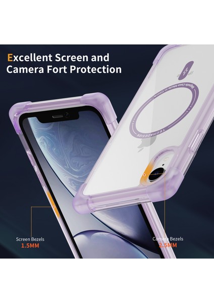 Aksesuarları Şeffaf Mor ile Uyumlu iPhone Xr Için Ysm Takviyeli Köşeler Serisi Telefon Kılıfı (Yurt Dışından) fiyatları