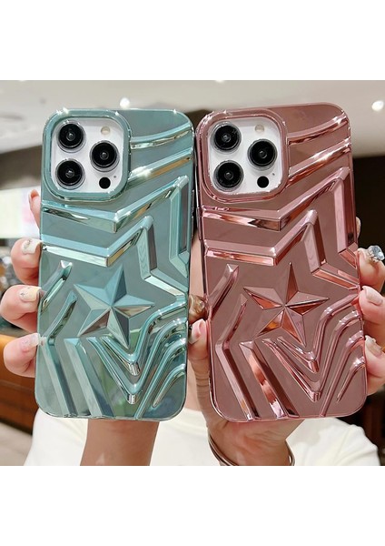 Iphone 15 Pro Tpu Kasası Pentame Şekil Elektrüplendirme Kullanıcı Geri Geri Pınk Telefon Kılıfı (Yurt Dışından) modelleri