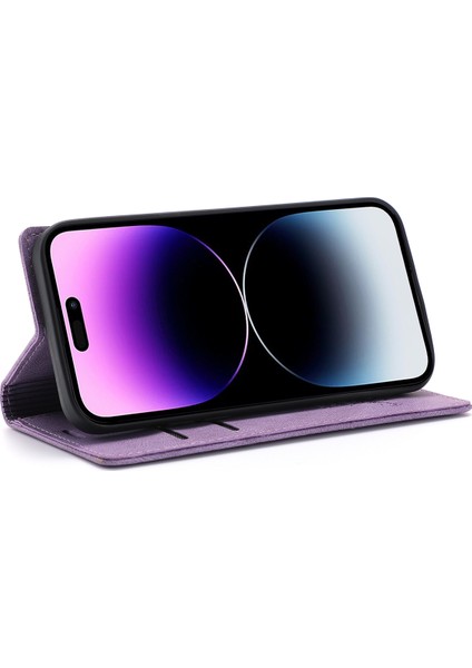 Iphone 15 Pro Max Pu Deri Stand Koruyucu Telefon Kapalı Için Cület Telefisi Kavramı Telefon Kılıfı (Yurt Dışından) modelleri