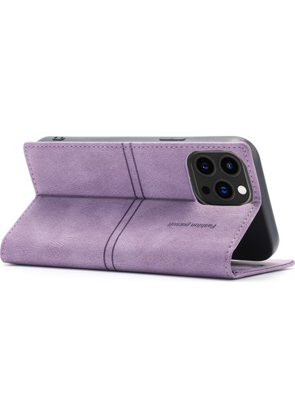 Iphone 15 Pro Max Pu Deri Stand Koruyucu Telefon Kapalı Için Cület Telefisi Kavramı Telefon Kılıfı (Yurt Dışından) indirimleri