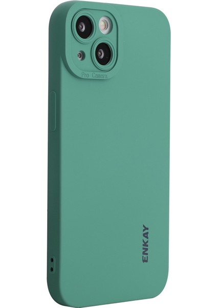 Iphone 15 Plus Hassas Kesim Bump Profili Sıvı Silikon Blackish Telefon Kılıfı (Yurt Dışından)