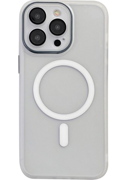 Iphone 15 Pro Max Için Tövbe Tasarlamalı Beyazla Uyumlu Tpu+Pc Telefon Kılıfı (Yurt Dışından)