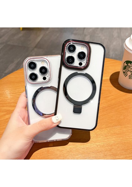 Tpu+Pc ile Uyumlu iPhone 15 Pro Kickstand Case Için Telefon Kılıfı (Yurt Dışından) fırsatları