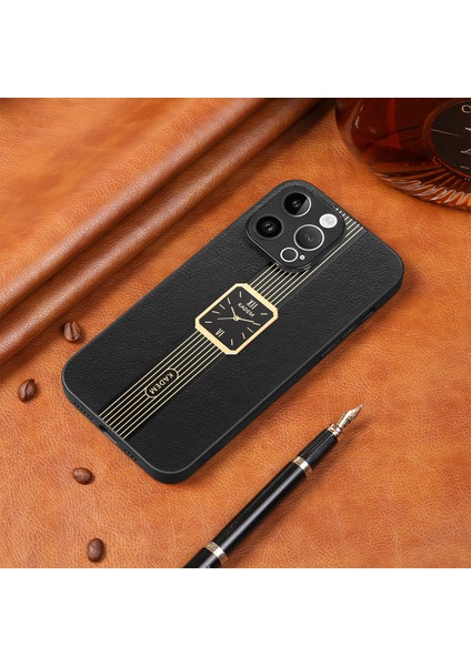 Iphone 15 Pro Case Pu+Tpu+Akrilik Elektrikli Telefon Black Telefon Kılıfı (Yurt Dışından) fiyatları