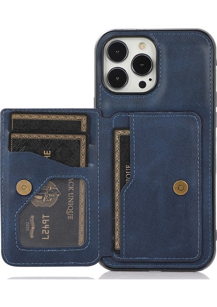Iphone 15 Pro Drop Pu+Tpu Yerleşik Metal Sac Rozlu Altın Telefon Kılıfı (Yurt Dışından) fırsatları