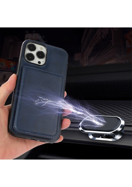 Iphone 15 Pro Drop Pu+Tpu Yerleşik Metal Sac Rozlu Altın Telefon Kılıfı (Yurt Dışından) indirimleri