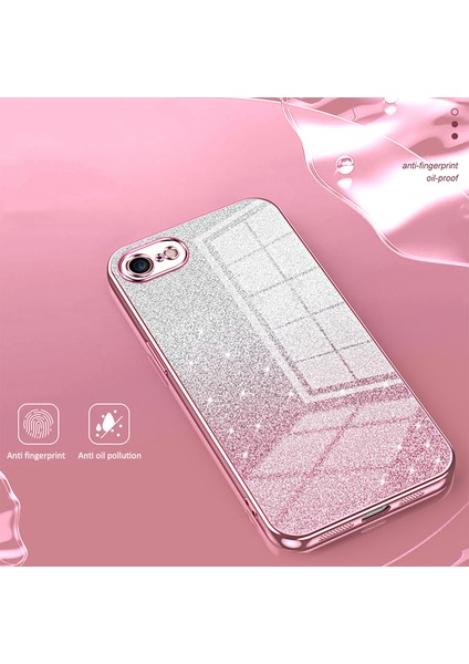 Iphone 7/8/se (2020)/SE (2022) Cep Telefonu Hassas Kesim Tpu Geri Yolda Telefon Kılıfı (Yurt Dışından)
