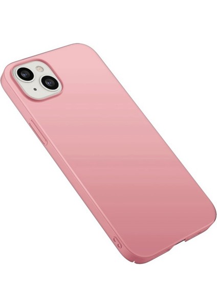 Iphone 15 Plus Şok Geçirmez Pc Düz ​​renk Cep Telefonu Kabuk Rose Altın Telefon Kılıfı (Yurt Dışından)