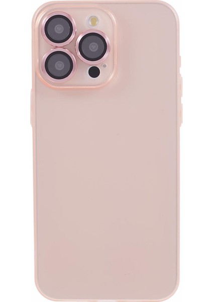 Iphone 15 Pro Tpu Kasası Metal Lens Ring Pink ile Kırpma Dayanıklı Telefon Kılıfı (Yurt Dışından) modelleri