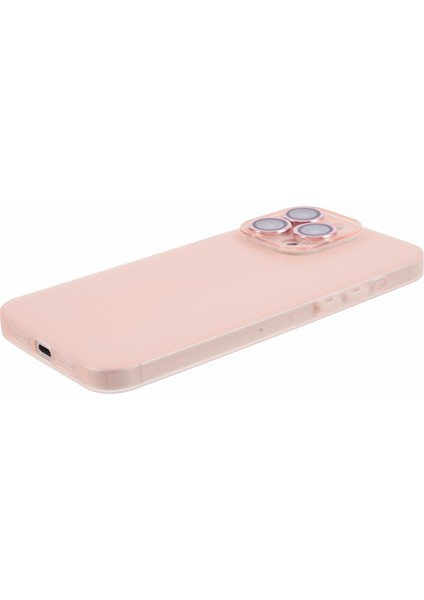 Iphone 15 Pro Tpu Kasası Metal Lens Ring Pink ile Kırpma Dayanıklı Telefon Kılıfı (Yurt Dışından) fırsatları