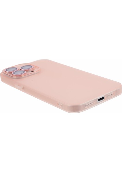 Iphone 15 Pro Tpu Kasası Metal Lens Ring Pink ile Kırpma Dayanıklı Telefon Kılıfı (Yurt Dışından) indirimleri