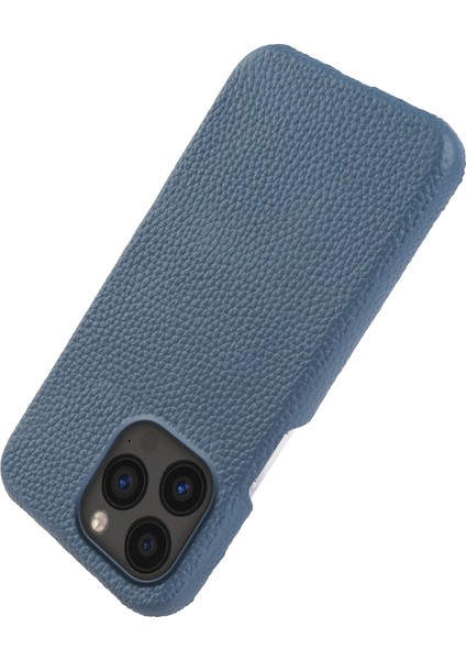 Iphone 13 Pro 6.1 Inç Anti Drop ile Uyumlu Orijinal Inek Deri Kaplamalı Pc Case Telefon Kılıfı (Yurt Dışından)