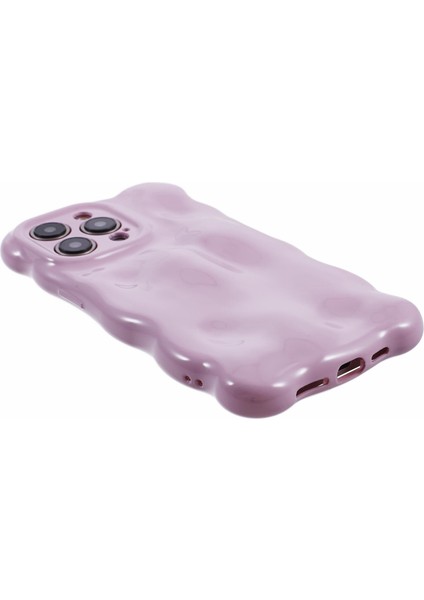 Iphone 15 Pro Phone Case Anti Cratch Wavy Edge Tpu Işığı Mor Için Telefon Kılıfı (Yurt Dışından) fırsatları