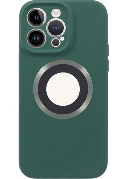 Iphone 15 Pro Koruyucu Logosu Için Anti Drop Silikon+Pc Dark ile Uyumlu Telefon Kılıfı (Yurt Dışından)