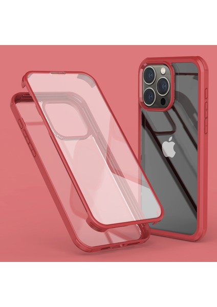 Iphone 15 Pro Koruyucu Ince Çift Sandılı Temperli Cam+Silikon Çerçeve Telefon Kılıfı (Yurt Dışından) indirimleri
