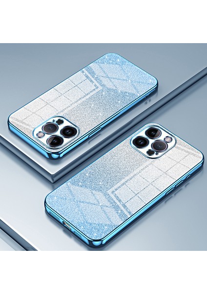 Iphone 14 Pro Max Passicate Cutout Cep Telefonu Düşüş Kanıtı Glitter Tpu Mavi Telefon Kılıfı (Yurt Dışından) indirimleri