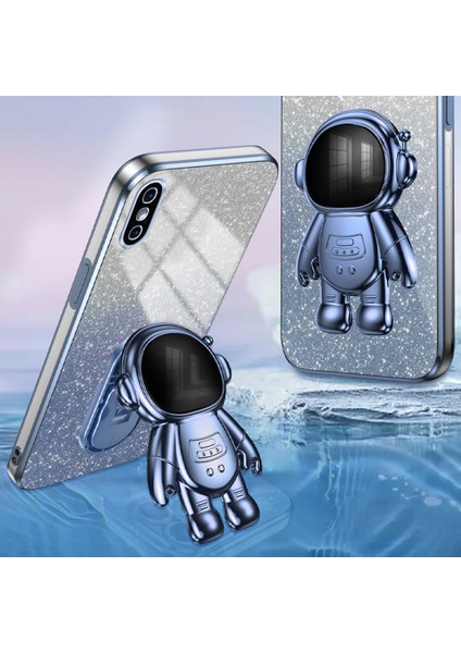 Iphone Xs Max Ksimum 6,5 Inç Kasa Şok Geçirmez Pc+Tpu Kickstand Telefon Geri Kabuk Mavi Telefon Kılıfı (Yurt Dışından) indirimleri