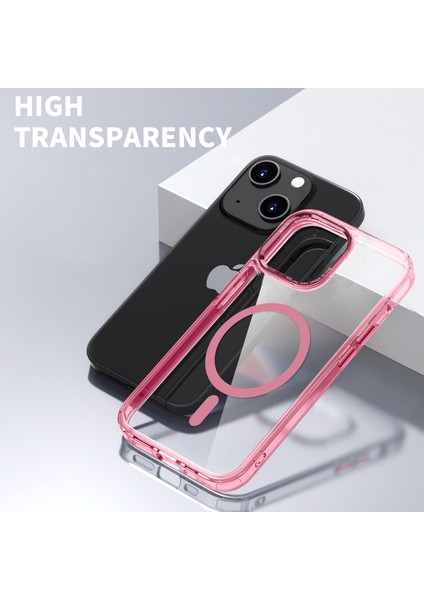 Iphone 13 Şeffaf Pc+Tpu Telefon Geri Morası Için ile Uyumlu Manyetik Kasa Telefon Kılıfı (Yurt Dışından) indirimleri