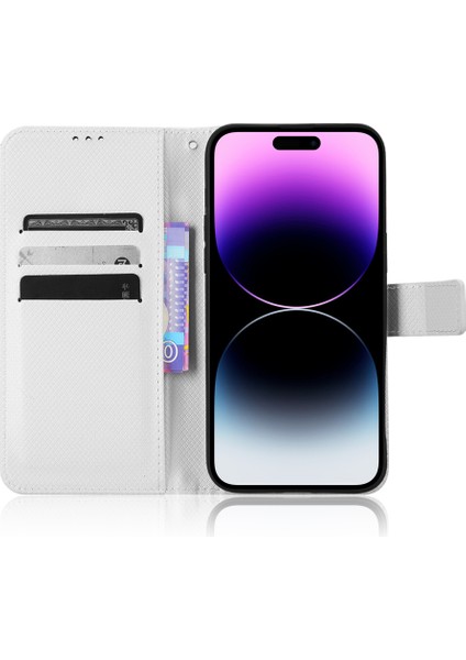 Iphone 15 Pro Deri Deri Koruyucu Telefon Beyaz Telefon Kılıfı (Yurt Dışından) modelleri