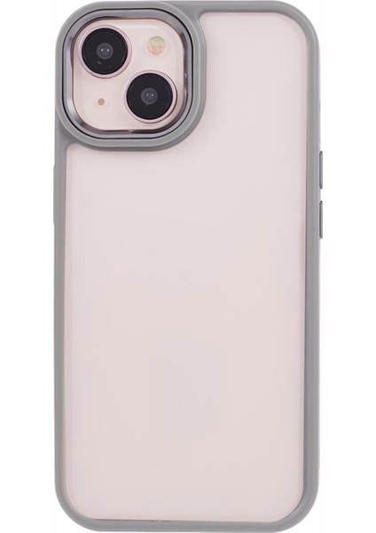 Iphone 14 Plus Case Tpu+Pc Için Metal Düğmesi Grey ile Şok Geçirmez Telefon Koruyucusu Telefon Kılıfı (Yurt Dışından) modelleri