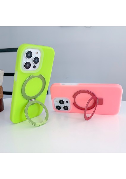Iphone 15 Pro Için Anti Çizelge Sıvı Sıvı Silikon+Pc Kapağı Kickstand Spurple ile Uyumlu Telefon Kılıfı (Yurt Dışından) fiyatları