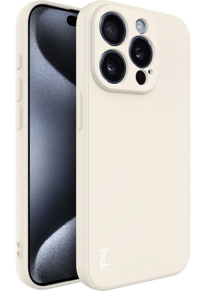 Iphone 15 Pro Case Straight Edge Esnek Tpu Telefon Beyaz Telefon Kılıfı (Yurt Dışından)