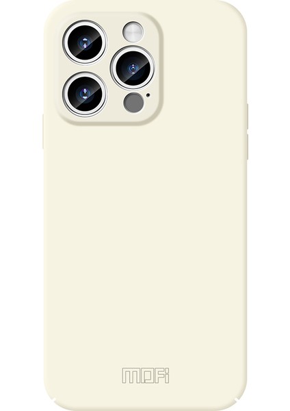 Jk Qin Serisi Akrilik+Tpu Mat Iphone 15 Pro Cilt Touch Şok Geçirmez Bej Telefon Kılıfı (Yurt Dışından)