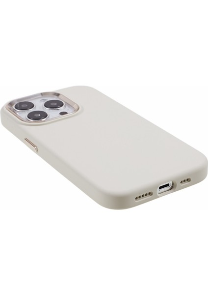 Iphone 14 Pro Max Alüminyum Alaşım Kamera Çerçevesi Sıvı Silikon+Pc Telefon Vaka Antique Beyaz Telefon Kılıfı (Yurt Dışından) indirimleri