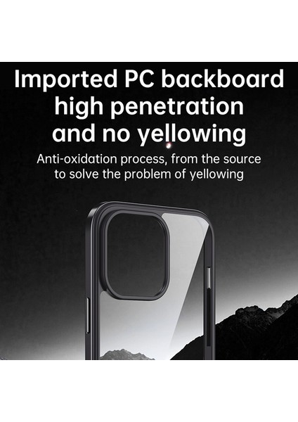 Iphone 15 Plus Artı Yüksek Şeffaflık Telefon Kasası Elektrumanlı Metal Çerçeve Tpu+Temperli Cam Dark Mavi Telefon Kılıfı (Yurt Dışından) modelleri