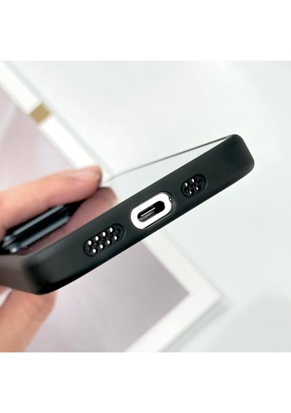 Tpu+Pc Iphone 15 Pro Shockproof Case Anti Cratch Hassas Kesme Dark Mor Telefon Kılıfı (Yurt Dışından)
