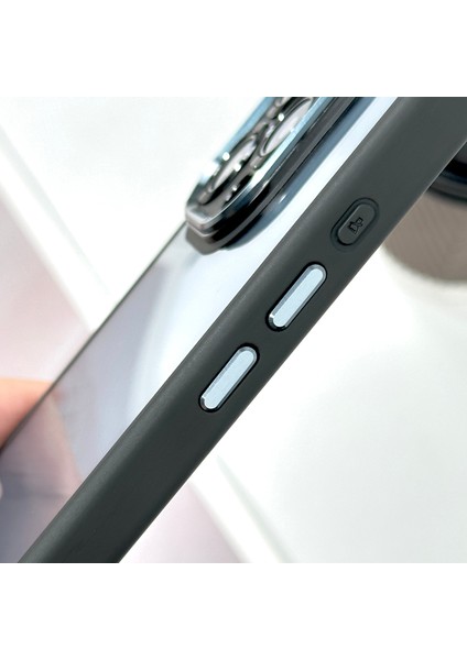 Tpu+Pc Iphone 15 Pro Shockproof Case Anti Cratch Hassas Kesme Dark Mor Telefon Kılıfı (Yurt Dışından)